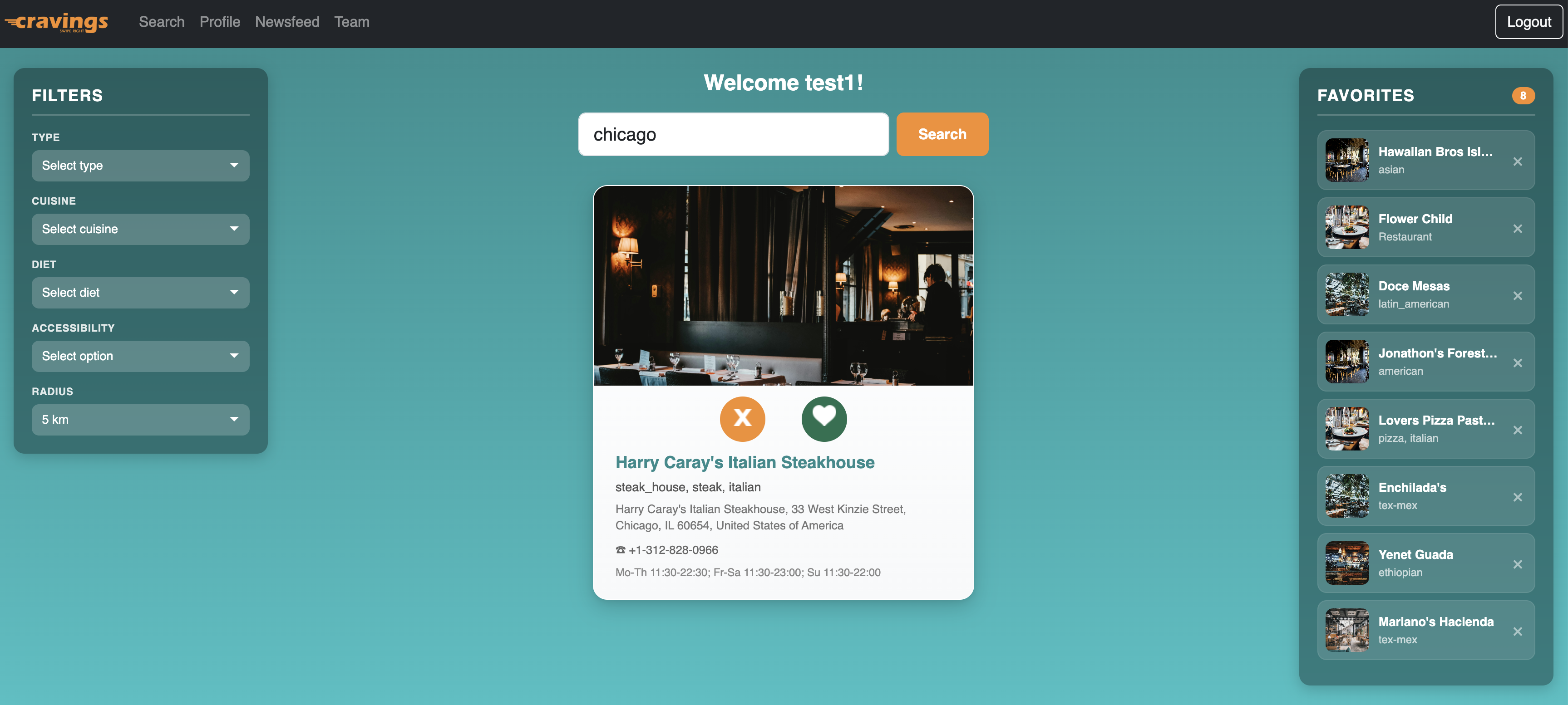 Cravings App